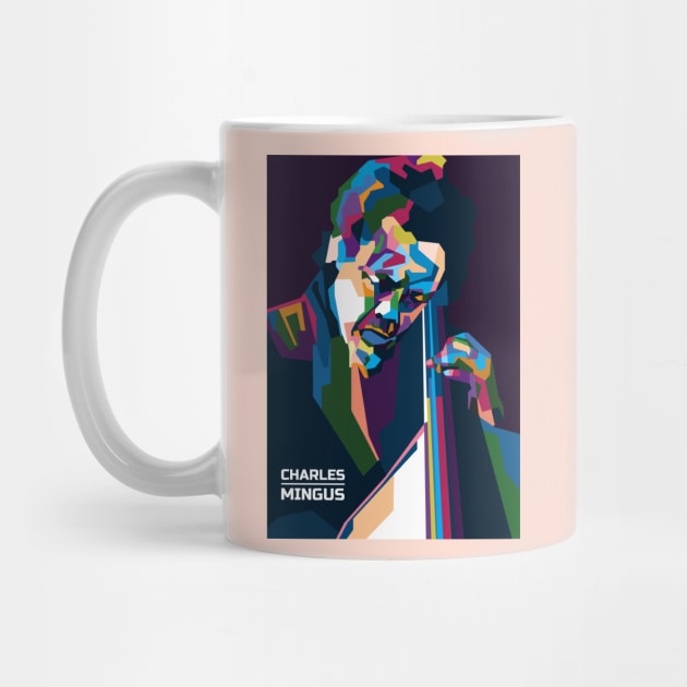 Popart Charles Mingus in WPAP by smd90